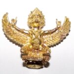 Gold plated Garuda Amulet Pra Ajarn Daeng